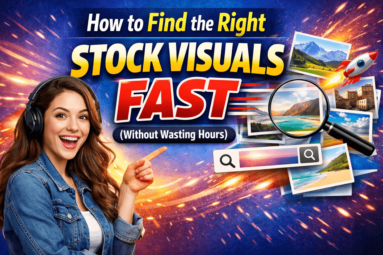 How to Find the Right Stock Visuals Fast (Without Wasting Hours)