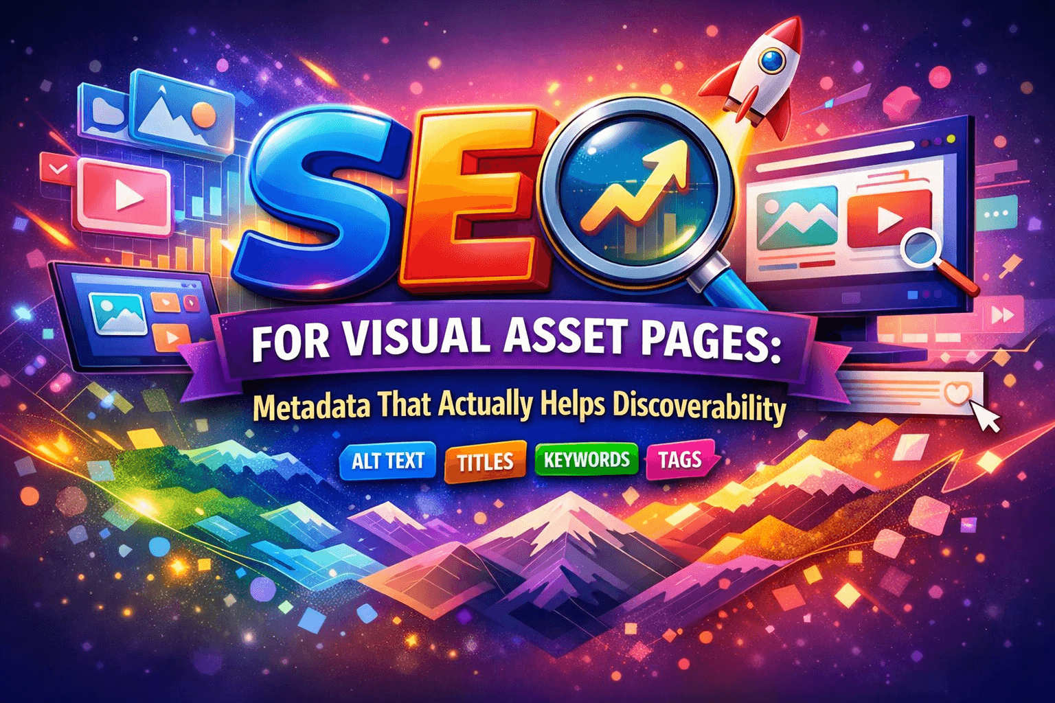 SEO for Visual Asset Pages: Metadata That Actually Helps Discoverability