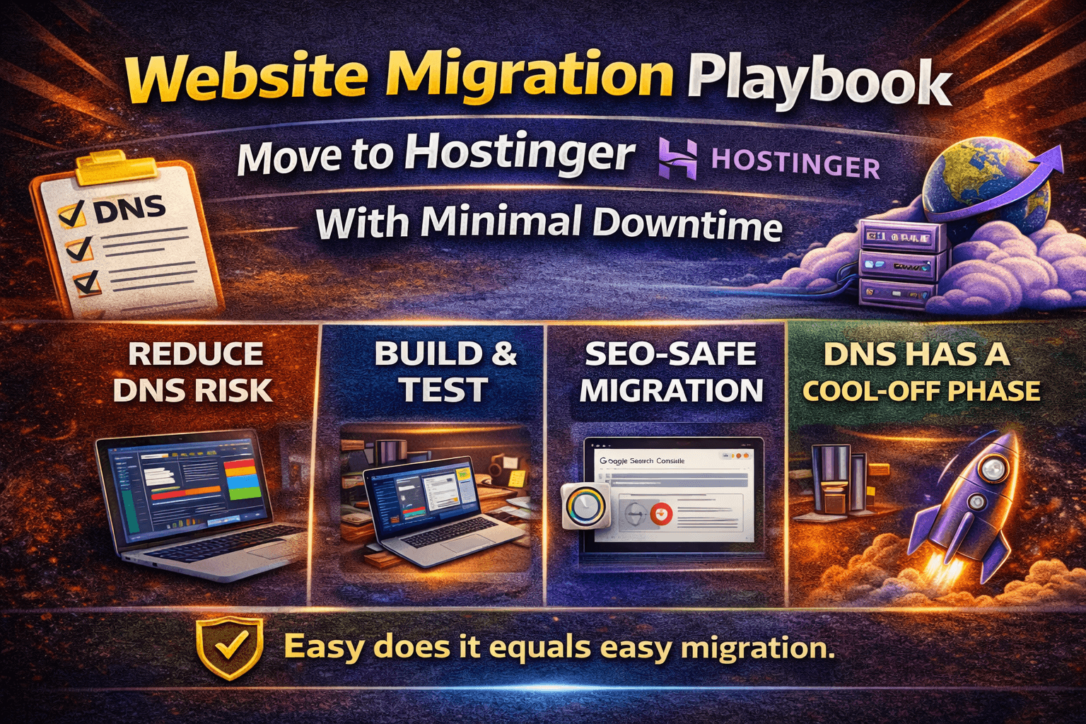 Website Migration Playbook: Move to Hostinger With Minimal Downtime
